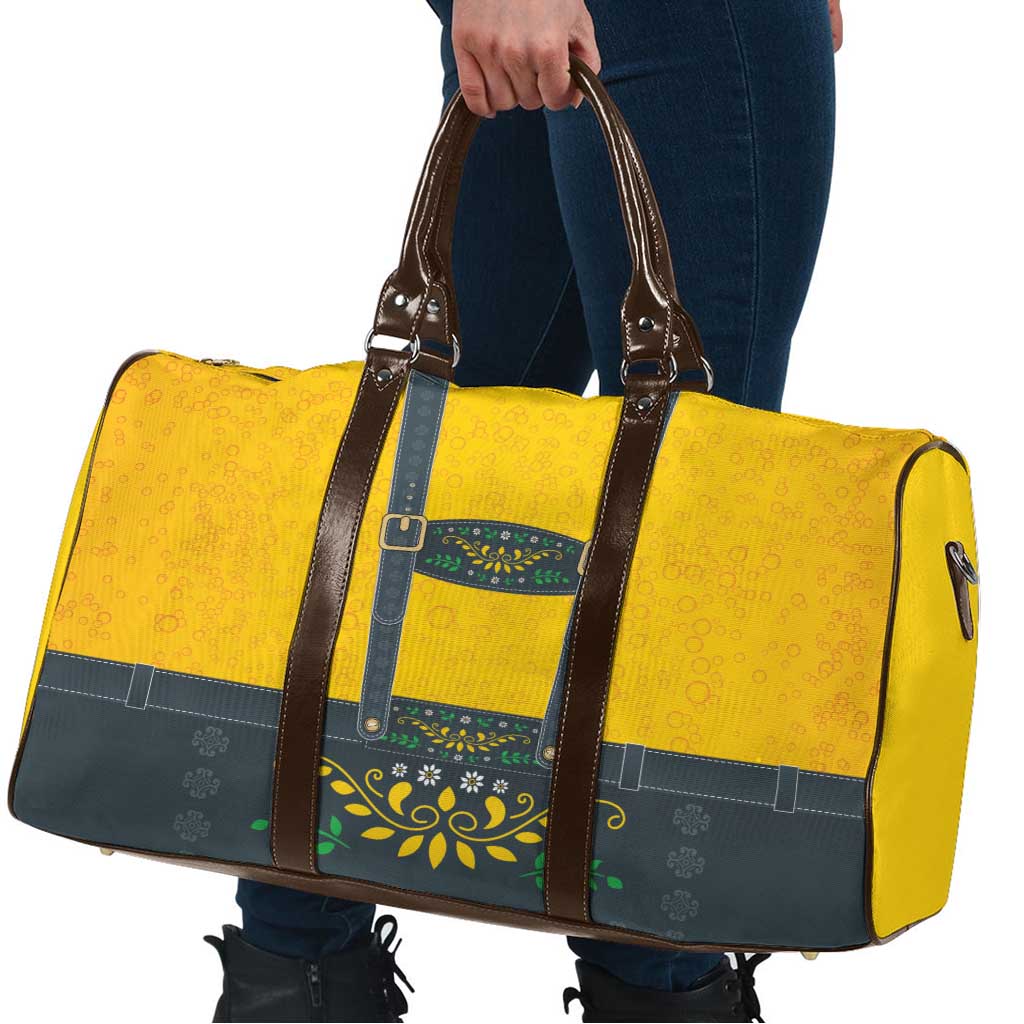 Lederhosen Oktoberfest Travel Bag Bavarian Beer Time - Wonder Print Shop