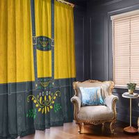 Lederhosen Oktoberfest Window Curtain Bavarian Beer Time - Wonder Print Shop