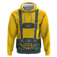 Lederhosen Oktoberfest Zip Hoodie Bavarian Beer Time - Wonder Print Shop