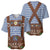 Lederhosen Oktoberfest Baseball Jersey Blue Edelweiss Floral Polka Dots - Wonder Print Shop
