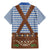 Lederhosen Oktoberfest Family Matching Mermaid Dress and Hawaiian Shirt Blue Edelweiss Floral Polka Dots - Wonder Print Shop