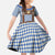 Lederhosen Oktoberfest Family Matching Off Shoulder Maxi Dress and Hawaiian Shirt Blue Edelweiss Floral Polka Dots - Wonder Print Shop