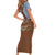 Lederhosen Oktoberfest Family Matching Short Sleeve Bodycon Dress and Hawaiian Shirt Blue Edelweiss Floral Polka Dots - Wonder Print Shop