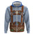Lederhosen Oktoberfest Hoodie Blue Edelweiss Floral Polka Dots - Wonder Print Shop