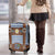Lederhosen Oktoberfest Luggage Cover Blue Edelweiss Floral Polka Dots - Wonder Print Shop