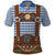Lederhosen Oktoberfest Polo Shirt Blue Edelweiss Floral Polka Dots - Wonder Print Shop