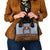Lederhosen Oktoberfest Shoulder Handbag Blue Edelweiss Floral Polka Dots - Wonder Print Shop