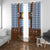 Lederhosen Oktoberfest Window Curtain Blue Edelweiss Floral Polka Dots - Wonder Print Shop
