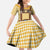 Lederhosen Oktoberfest Family Matching Off The Shoulder Long Sleeve Dress and Hawaiian Shirt Gold Edelweiss Floral Polka Dots - Wonder Print Shop