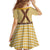 Lederhosen Oktoberfest Family Matching Off The Shoulder Long Sleeve Dress and Hawaiian Shirt Gold Edelweiss Floral Polka Dots - Wonder Print Shop