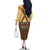 Lederhosen Oktoberfest Family Matching Off The Shoulder Long Sleeve Dress and Hawaiian Shirt Gold Edelweiss Floral Polka Dots - Wonder Print Shop