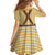 Lederhosen Oktoberfest Family Matching Off Shoulder Maxi Dress and Hawaiian Shirt Gold Edelweiss Floral Polka Dots - Wonder Print Shop