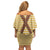 Lederhosen Oktoberfest Family Matching Off Shoulder Short Dress and Hawaiian Shirt Gold Edelweiss Floral Polka Dots - Wonder Print Shop