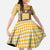 Lederhosen Oktoberfest Family Matching Summer Maxi Dress and Hawaiian Shirt Gold Edelweiss Floral Polka Dots - Wonder Print Shop