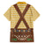 Lederhosen Oktoberfest Family Matching Summer Maxi Dress and Hawaiian Shirt Gold Edelweiss Floral Polka Dots - Wonder Print Shop