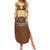 Lederhosen Oktoberfest Family Matching Summer Maxi Dress and Hawaiian Shirt Gold Edelweiss Floral Polka Dots - Wonder Print Shop