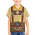 Lederhosen Oktoberfest Family Matching Summer Maxi Dress and Hawaiian Shirt Gold Edelweiss Floral Polka Dots - Wonder Print Shop