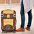 Lederhosen Oktoberfest Luggage Cover Gold Edelweiss Floral Polka Dots - Wonder Print Shop
