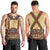 Lederhosen Oktoberfest Men Tank Top Gold Edelweiss Floral Polka Dots - Wonder Print Shop