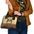 Lederhosen Oktoberfest Shoulder Handbag Gold Edelweiss Floral Polka Dots - Wonder Print Shop
