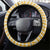 Lederhosen Oktoberfest Steering Wheel Cover Gold Edelweiss Floral Polka Dots - Wonder Print Shop