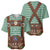 Lederhosen Oktoberfest Baseball Jersey Green Edelweiss Floral Polka Dots - Wonder Print Shop
