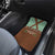 Lederhosen Oktoberfest Car Mats Green Edelweiss Floral Polka Dots - Wonder Print Shop