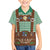 Lederhosen Oktoberfest Family Matching Off The Shoulder Long Sleeve Dress and Hawaiian Shirt Green Edelweiss Floral Polka Dots - Wonder Print Shop