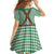 Lederhosen Oktoberfest Family Matching Summer Maxi Dress and Hawaiian Shirt Green Edelweiss Floral Polka Dots - Wonder Print Shop