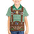 Lederhosen Oktoberfest Family Matching Summer Maxi Dress and Hawaiian Shirt Green Edelweiss Floral Polka Dots - Wonder Print Shop