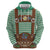 Lederhosen Oktoberfest Hoodie Green Edelweiss Floral Polka Dots - Wonder Print Shop