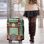 Lederhosen Oktoberfest Luggage Cover Green Edelweiss Floral Polka Dots - Wonder Print Shop