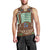 Lederhosen Oktoberfest Men Tank Top Green Edelweiss Floral Polka Dots - Wonder Print Shop