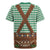 Lederhosen Oktoberfest Rugby Jersey Green Edelweiss Floral Polka Dots - Wonder Print Shop