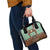 Lederhosen Oktoberfest Shoulder Handbag Green Edelweiss Floral Polka Dots - Wonder Print Shop