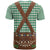 Lederhosen Oktoberfest T Shirt Green Edelweiss Floral Polka Dots - Wonder Print Shop