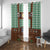 Lederhosen Oktoberfest Window Curtain Green Edelweiss Floral Polka Dots - Wonder Print Shop