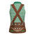 Lederhosen Oktoberfest Women Sleeveless Polo Shirt Green Edelweiss Floral Polka Dots - Wonder Print Shop