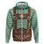 Lederhosen Oktoberfest Zip Hoodie Green Edelweiss Floral Polka Dots - Wonder Print Shop