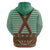 Lederhosen Oktoberfest Zip Hoodie Green Edelweiss Floral Polka Dots - Wonder Print Shop