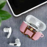 Lederhosen Oktoberfest AirPods Case Pink Edelweiss Floral Polka Dots - Wonder Print Shop