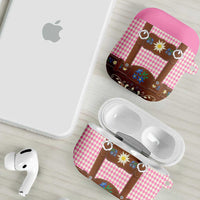 Lederhosen Oktoberfest AirPods Case Pink Edelweiss Floral Polka Dots - Wonder Print Shop