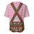Lederhosen Oktoberfest Baseball Jersey Pink Edelweiss Floral Polka Dots - Wonder Print Shop