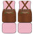 Lederhosen Oktoberfest Car Mats Pink Edelweiss Floral Polka Dots - Wonder Print Shop