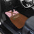Lederhosen Oktoberfest Car Mats Pink Edelweiss Floral Polka Dots - Wonder Print Shop