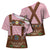 Lederhosen Oktoberfest Cross Shoulder Shirt Pink Edelweiss Floral Polka Dots - Wonder Print Shop