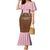 Lederhosen Oktoberfest Family Matching Mermaid Dress and Hawaiian Shirt Pink Edelweiss Floral Polka Dots - Wonder Print Shop