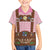 Lederhosen Oktoberfest Family Matching Off The Shoulder Long Sleeve Dress and Hawaiian Shirt Pink Edelweiss Floral Polka Dots - Wonder Print Shop