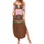 Lederhosen Oktoberfest Family Matching Summer Maxi Dress and Hawaiian Shirt Pink Edelweiss Floral Polka Dots - Wonder Print Shop