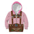 Lederhosen Oktoberfest Kid Hoodie Pink Edelweiss Floral Polka Dots - Wonder Print Shop